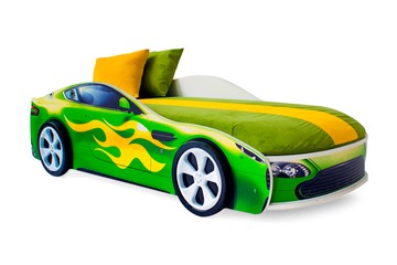 Кровать-машина детская Бондимобиль зеленый в Ижевске