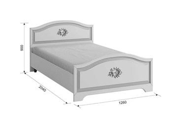 Кровать подростковая Алиса 1,2х2,0 в Сарапуле - предосмотр 2