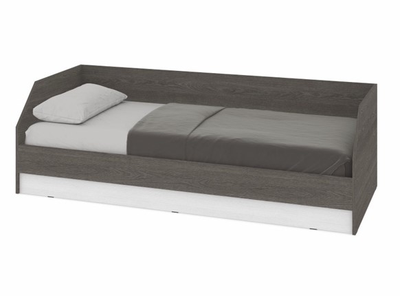 Подростковая кровать О81, Анкор темный - Анкор светлый в Сарапуле - изображение
