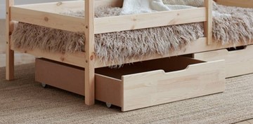 Детская двухъярусная кровать Домик с ящиками, без покраски в Глазове - предосмотр 1
