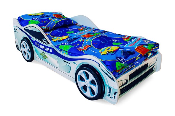 Кровать-машина детская Полиция в Сарапуле - изображение