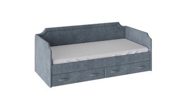 Кровать в детскую Кантри Тип 1, ТД-308.12.02 (Замша синяя) в Сарапуле