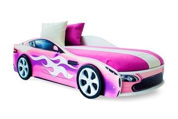 Кровать-машина Бондимобиль розовый в Сарапуле