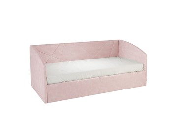 Детская кровать 0.9 Бест (Софа), нежно-розовый (велюр) в Сарапуле