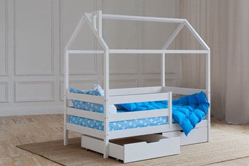 Кровать детская Домик с ящиками, цвет белый в Глазове - предосмотр 2
