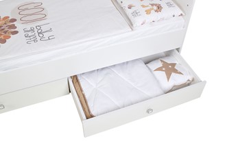 Детская кровать с комодом Фея 1100 Белый в Сарапуле - предосмотр 10
