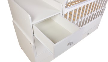 Детская кровать с комодом Фея 1100 Белый в Сарапуле - предосмотр 6
