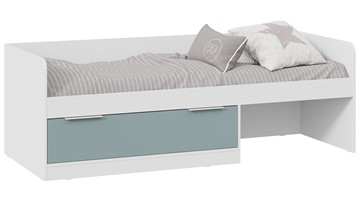 Кровать детская Марли Тип 1 (Белый/Серо-голубой) в Глазове - предосмотр