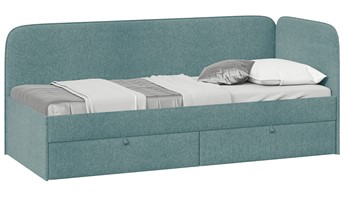 Кровать детская Молли тип 1 (80), Микровелюр Scandi Indigo 11 в Сарапуле