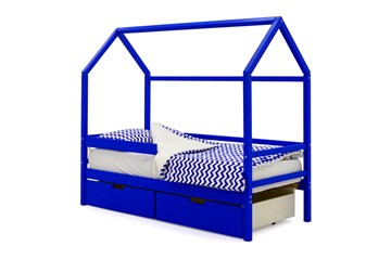 Детская кровать-домик Svogen синий в Глазове