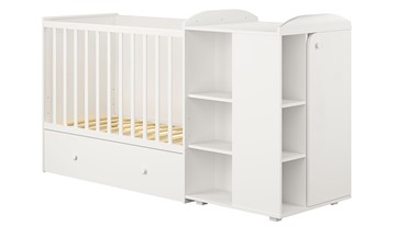 Детская кровать-шкаф с комодом POLINI Kids Ameli 800 Белый, серия AMELI в Глазове
