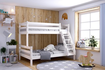 Детская 2-этажная кровать Мебельград Адель, Белый в Сарапуле