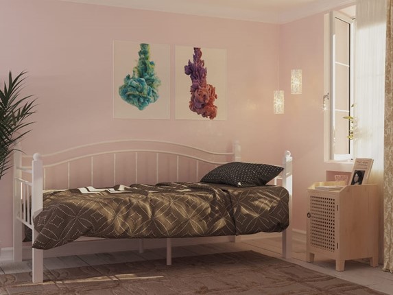 Кровать для детей Гарда 8, 90х200, белая в Сарапуле - изображение