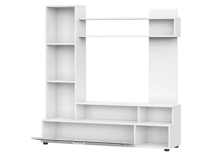 Набор мебели в гостиную МГС-9, белый/цемент светлый в Сарапуле - изображение 1