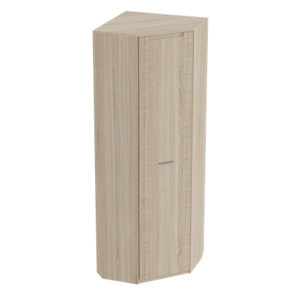 Распашной шкаф угловой Элана, Дуб сонома 720х720х208 в Глазове - изображение