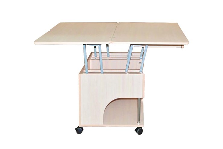 Складной стол-трансформер Стэп, Бодега белый в Сарапуле - изображение 3
