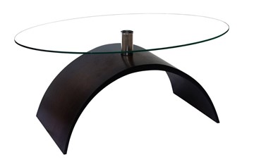 Стеклянный столик Колизей-7, цвет венге в Глазове