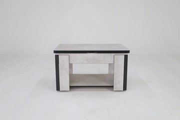 Складной стол-трансформер Дэнс, цемент светлый в Сарапуле - предосмотр 1