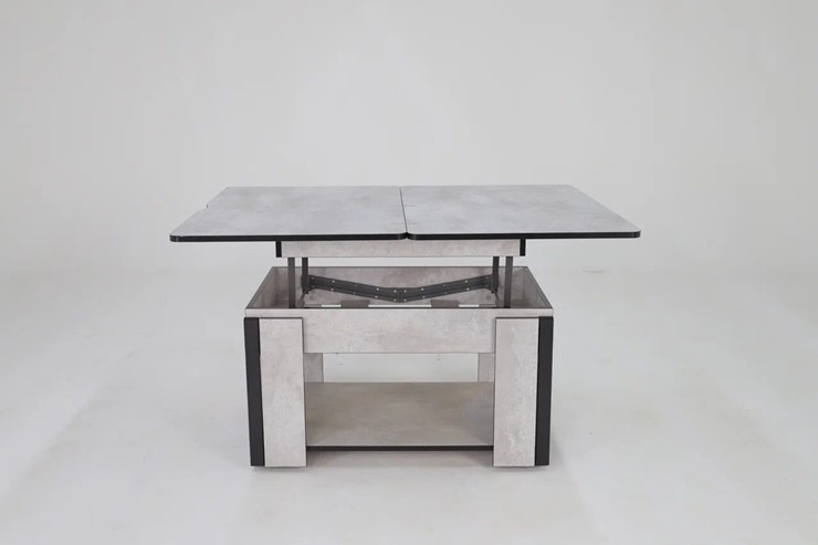 Складной стол-трансформер Дэнс, цемент светлый в Сарапуле - изображение 4