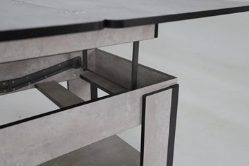 Складной стол-трансформер Дэнс, цемент светлый в Сарапуле - предосмотр 6