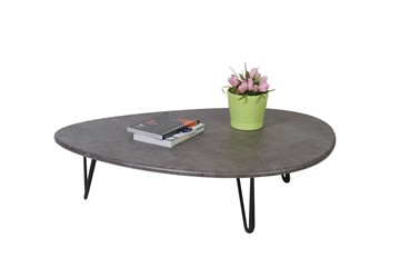 Журнальный столик Дадли, серый бетон в Сарапуле - предосмотр