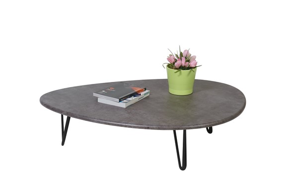 Журнальный столик Дадли, серый бетон в Сарапуле - изображение