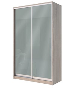 Шкаф Хит-22-12-22 с цветным стеклом, средне-серый 074, Дуб сонома в Сарапуле