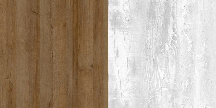 Шкаф угловой Пайн, ПП6, Дуб Крафт/Бетон Пайн в Сарапуле - изображение 2