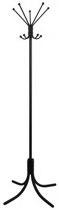 Вешалка напольная КР-10Л, цвет черный в Сарапуле - изображение
