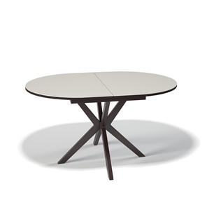 Стеклянный стол Kenner B1300 (Венге/Стекло крем сатин) в Сарапуле