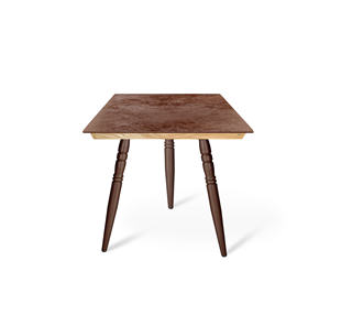 Керамический кухонный стол SHT-TU15 (3 шт.)/ТT8 60/60 (медный металлик/прозрачный лак/коричневая сепия) в Глазове