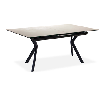 Кухонный стол раскладной Бордо 2CX 160х90 (Oxide Avorio/Графит) в Сарапуле