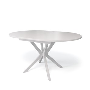 Стеклянный обеденный стол Kenner B1300 (Белый/Стекло белое сатин) в Сарапуле
