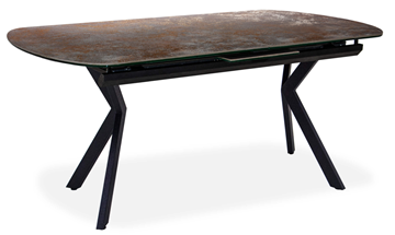 Кухонный стол раздвижной Шамони 2CX 160х90 (Oxide Nero/Графит) в Сарапуле - предосмотр