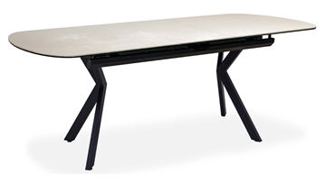 Обеденный раздвижной стол Шамони 3CX 180х95 (Oxide Avorio/Графит) в Сарапуле - предосмотр 1