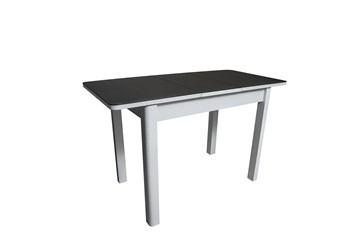 Кухонный стол раздвижной Айсберг-1СТ белое-черное в Сарапуле - предосмотр 1
