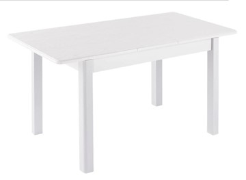 Кухонный стол раздвижной Айсберг-01 МДФ, белый МДФ/40 массив прямые белые в Глазове