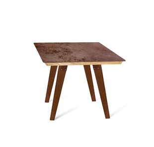 Керамический кухонный стол SHT-TU16 (4 шт.)/ТT8 60/60 (темный орех/прозрачный лак/коричневая сепия) в Сарапуле