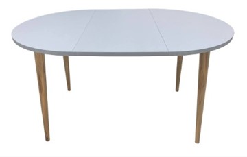 Кухонный раздвижной круглый стол Серый камень 90*90 см ЛДСП в Ижевске - предосмотр 9