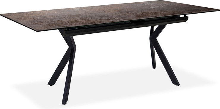 Кухонный раскладной стол Бордо 3CX 180х95 (Oxide Moro/Графит) в Сарапуле - изображение 1