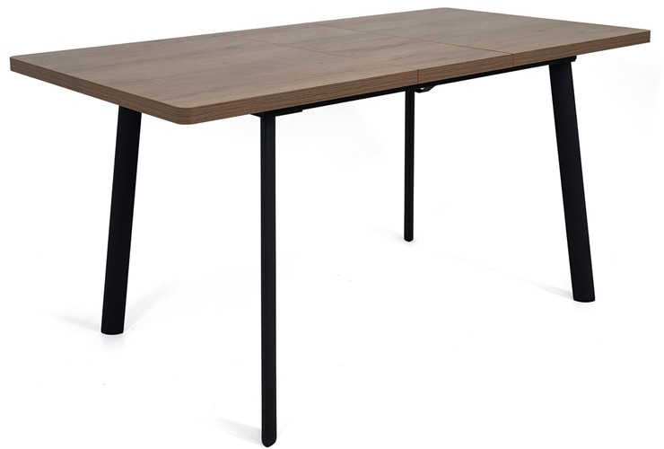 Кухонный раздвижной стол Дали-1L(ноги черные, дуб табако) в Сарапуле - изображение 3