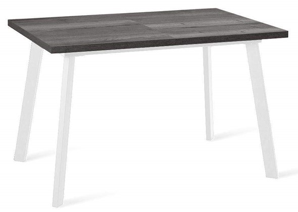 Кухонный стол раскладной Dikline HB120 Сосна Пасадена/ножки белые в Глазове - изображение