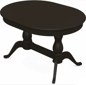 Обеденный раздвижной стол Фабрицио-2 исп. Овал 1600, Тон 11 Покраска + патина с прорисовкой (на столешнице) в Сарапуле