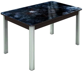 Кухонный раздвижной стол Гамбург исп. 1, ноги метал. крашеные №23 (Exclusive h108/венге) в Сарапуле
