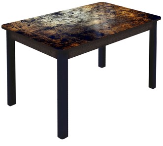 Кухонный стол раскладной Гамбург Мини, ноги метал. крашеные №23 (Exclusive h103/венге) в Сарапуле