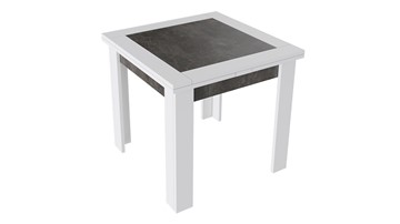 Обеденный раздвижной стол Хьюстон тип 3 (Белый/Ателье темный) в Сарапуле