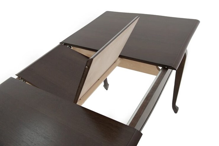 Кухонный стол раскладной Кабриоль 1200х800, (Тон 7 - Орех тёмный) Морилка/Эмаль в Сарапуле - изображение 8