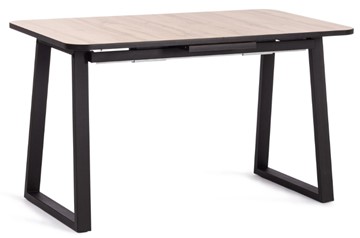 Кухонный раздвижной стол MALTIDO ЛДСП/HPL/металл, 130/160x75x75 Дуб Вотан/чёрный арт.19745 в Сарапуле