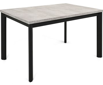 Раздвижной стол Нагано-2L (ноги черные, светлый цемент) в Сарапуле
