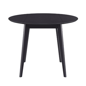 Кухонный раздвижной стол Орион Drop Leaf 100, Черный в Глазове